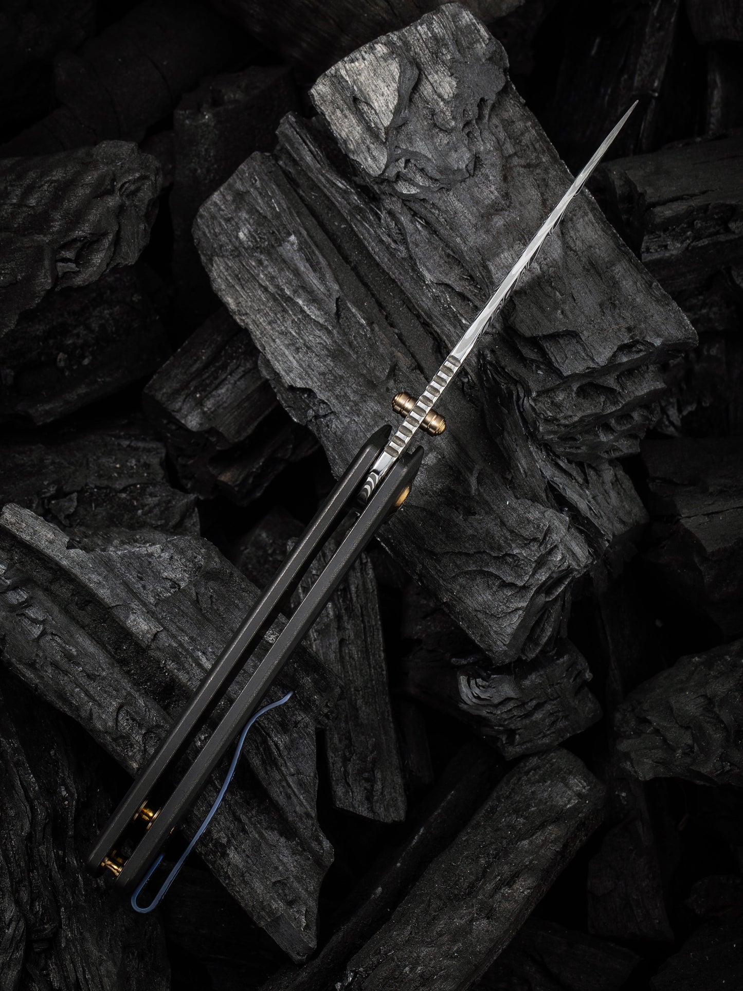 WE Subjugator 3.48" Damasteel Hakkapella Damascus Titanium Folding Knife WE21014C-DS1