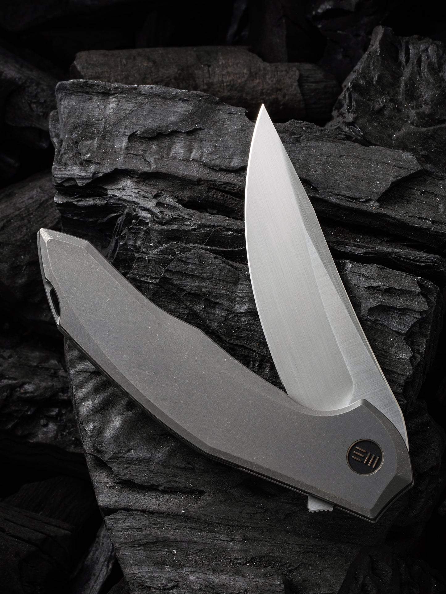WE Merata Limited Edition 3.68" CPM 20CV Titanium Folding Knife by Anton Tkachenko WE22008A-2