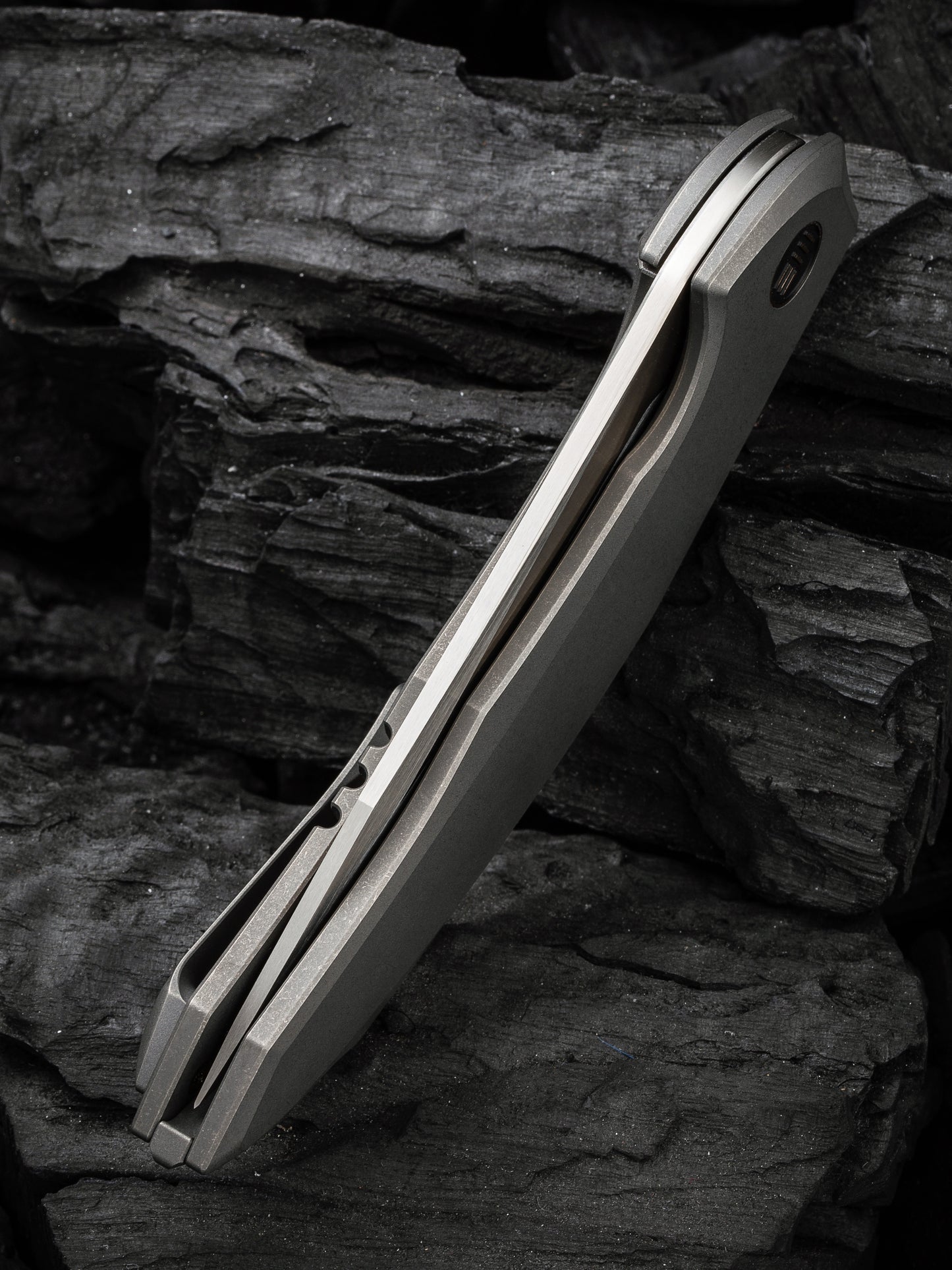 WE Merata Limited Edition 3.68" CPM 20CV Titanium Folding Knife by Anton Tkachenko WE22008A-2