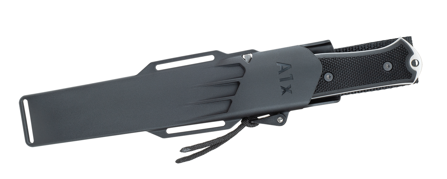Fallkniven A1x 6.34" Lam.CoS Fixed Blade Knife with Zytel Sheath