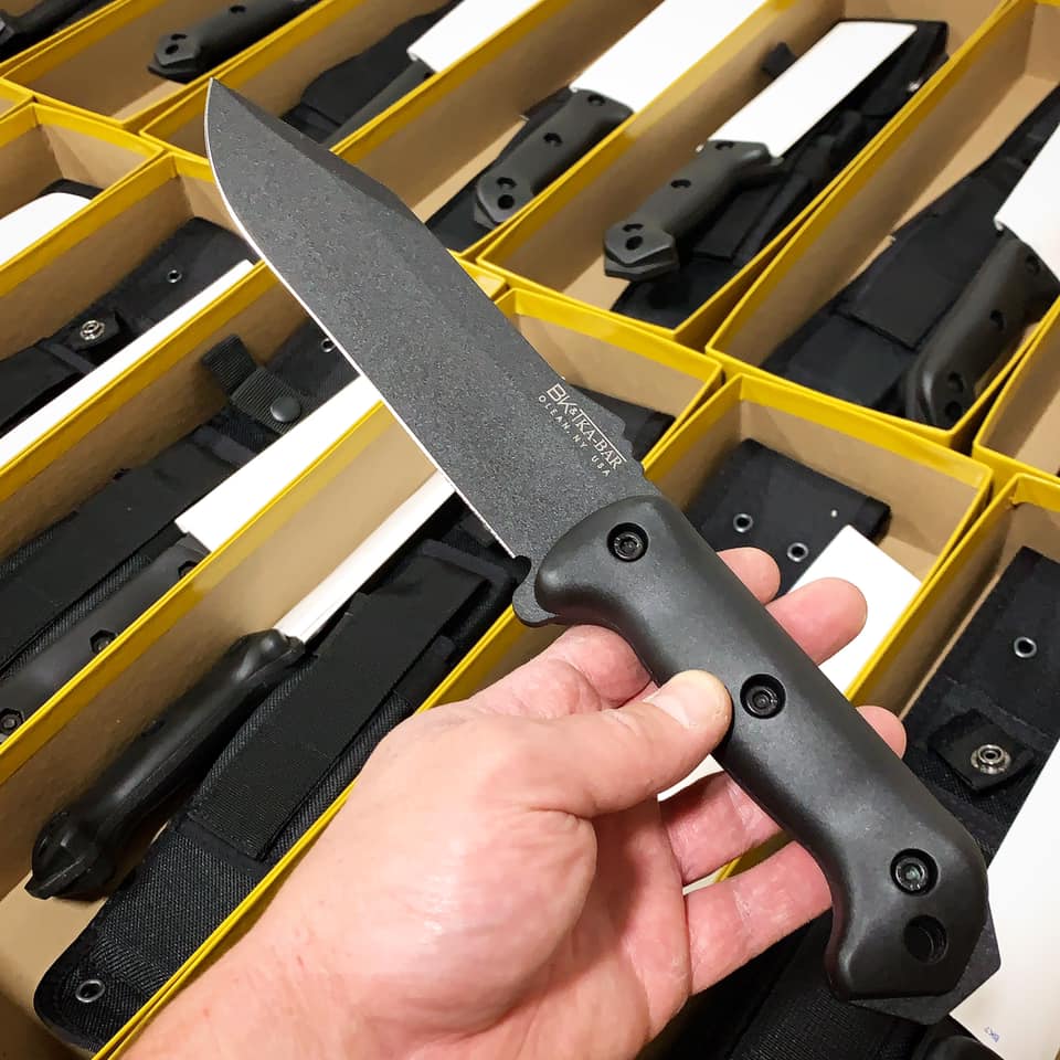 KA-BAR Becker Combat Utility 7" Fixed Blade Knife with Nylon Sheath BK7