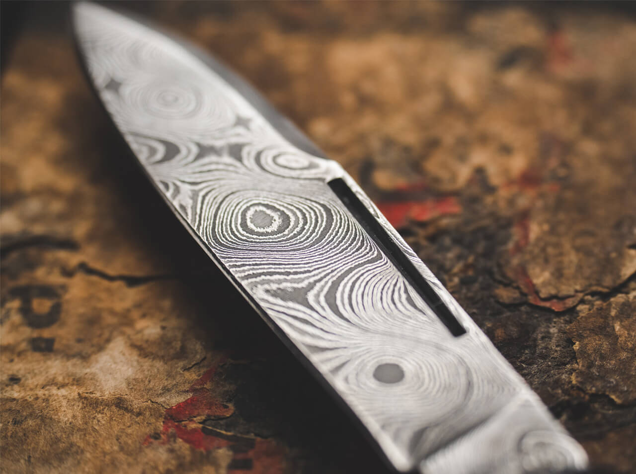 Boker Solingen Barlow Prime Tirpitz 2.72" Damascus Folding Knife 117942DAM