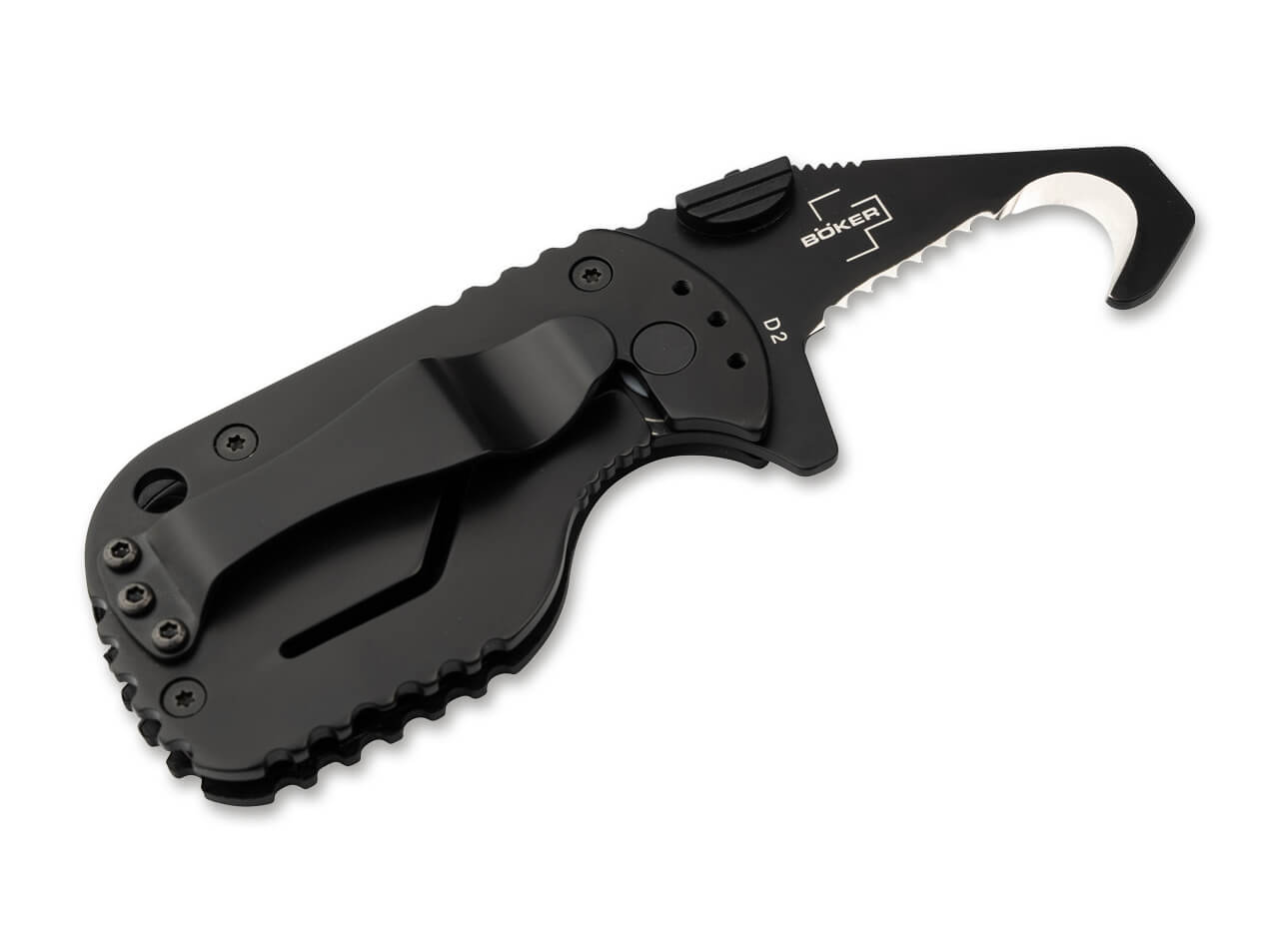 Boker Plus Rescom 2.0 2.09" D2 Rescue Folding Knife - Chad Los Banos Design 01BO527