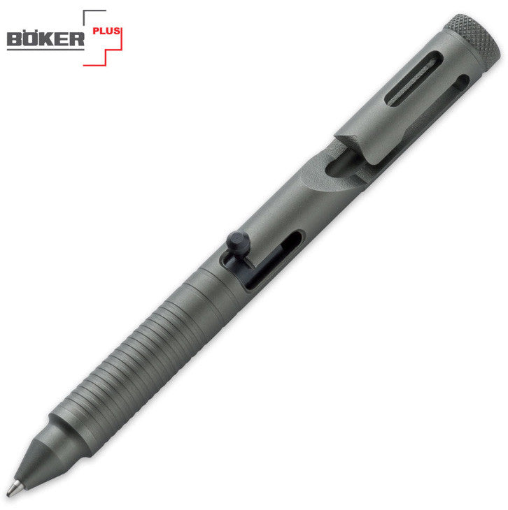 Boker Plus CID .45 Cal Bolt Action Tactical Pen Gray 09BO086