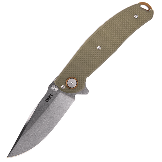 CRKT Butte 3.36" D2 A/O G10 Deadbolt Folding Knife - Lucas Burnley - 2471
