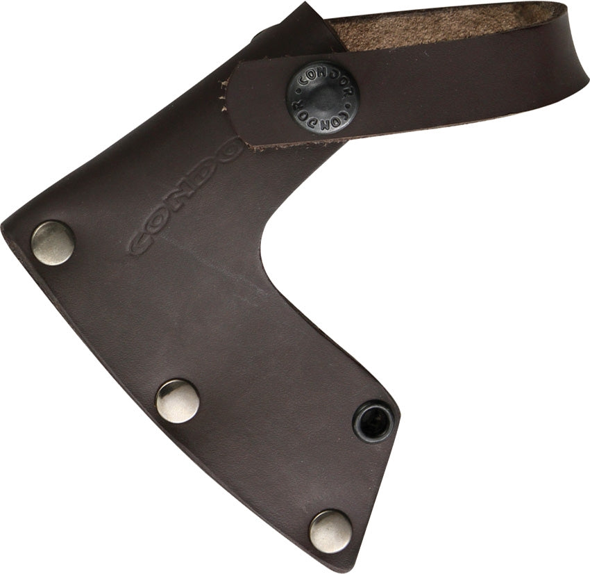 Condor Scout Hatchet 10.25" Axe with American Hickory Handle and Leather Sheath