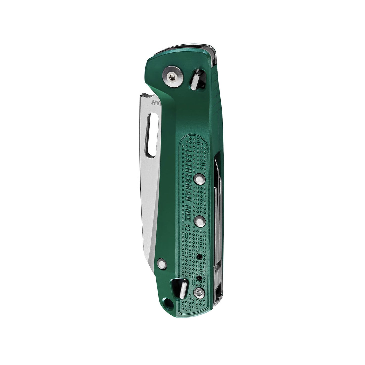 Leatherman Free K2 4.5" Evergreen Magnetic Locking Multi Tool Folding Knife