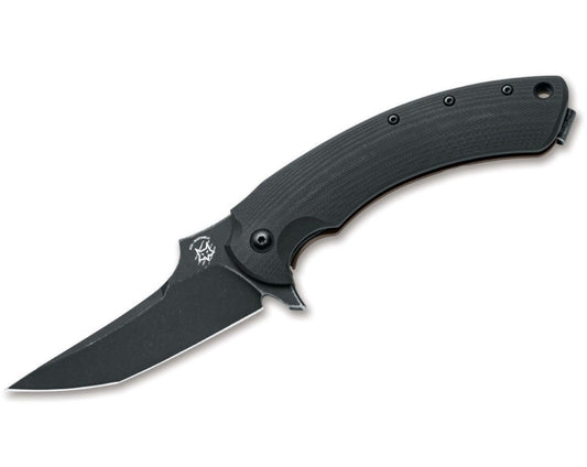 Fox Bastinelli Geco 3.35" N690Co Black Stonewashed Bronze Titanium G10 Folding Knife FX-537BR