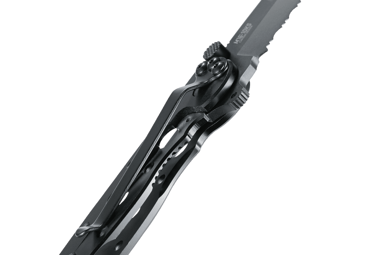 CRKT M16-10KS 3.06" Tanto Serrated Carson Flipper Framelock Folding Knife - Kit Carson Design