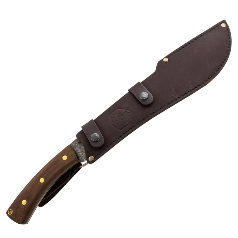 Condor Jungolo 13.4" Machete with Walnut Handle and Leather Sheath - Joe Flowers Design