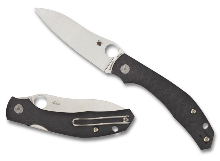 Spyderco Kapara 3.58" CPM S30V Carbon Fiber Folding Knife C241CFP