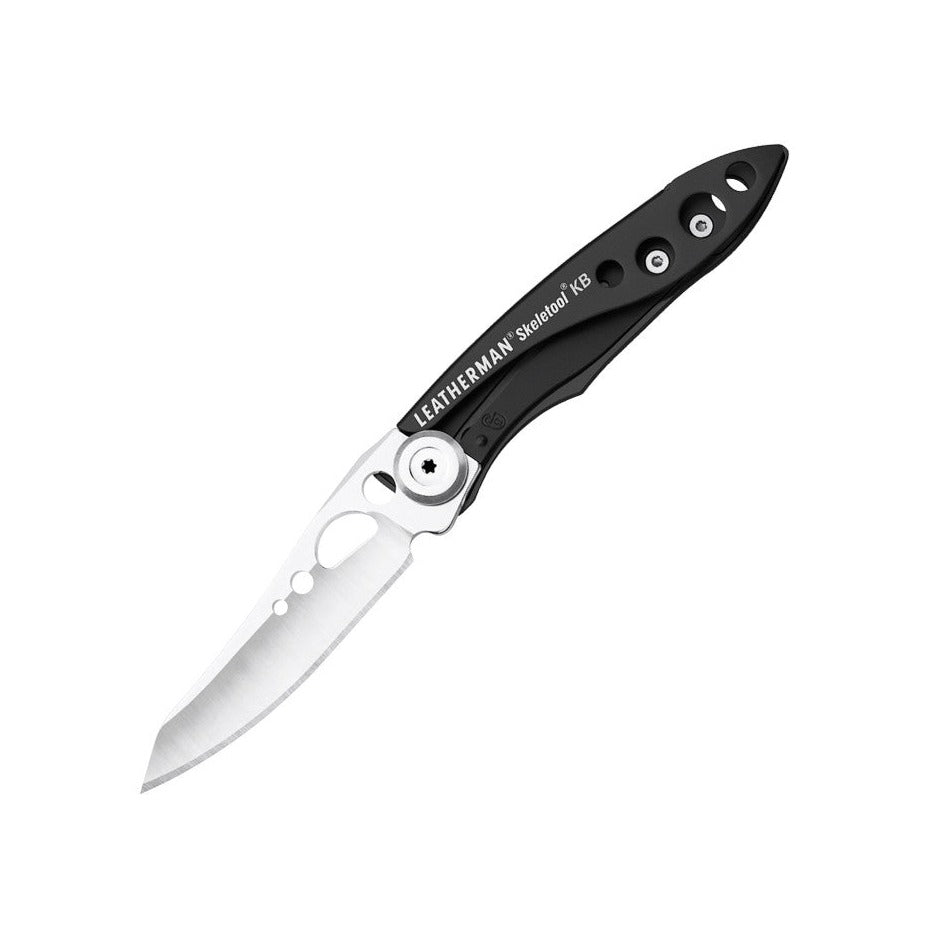 Leatherman Skeletool KB 2.6" 420HC DLC Folding Knife with Bottle Opener