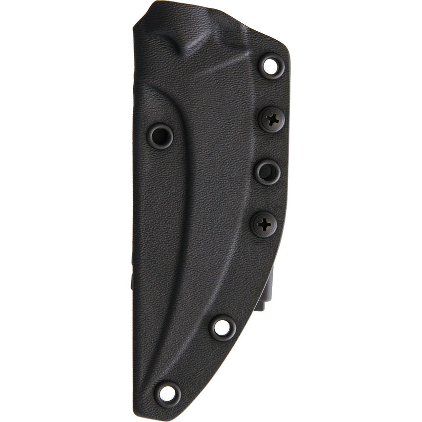 Bastinelli Mako 4.5" Black PVD N690Co Fixed Blade Knife with Tek-Lok Kydex Sheath