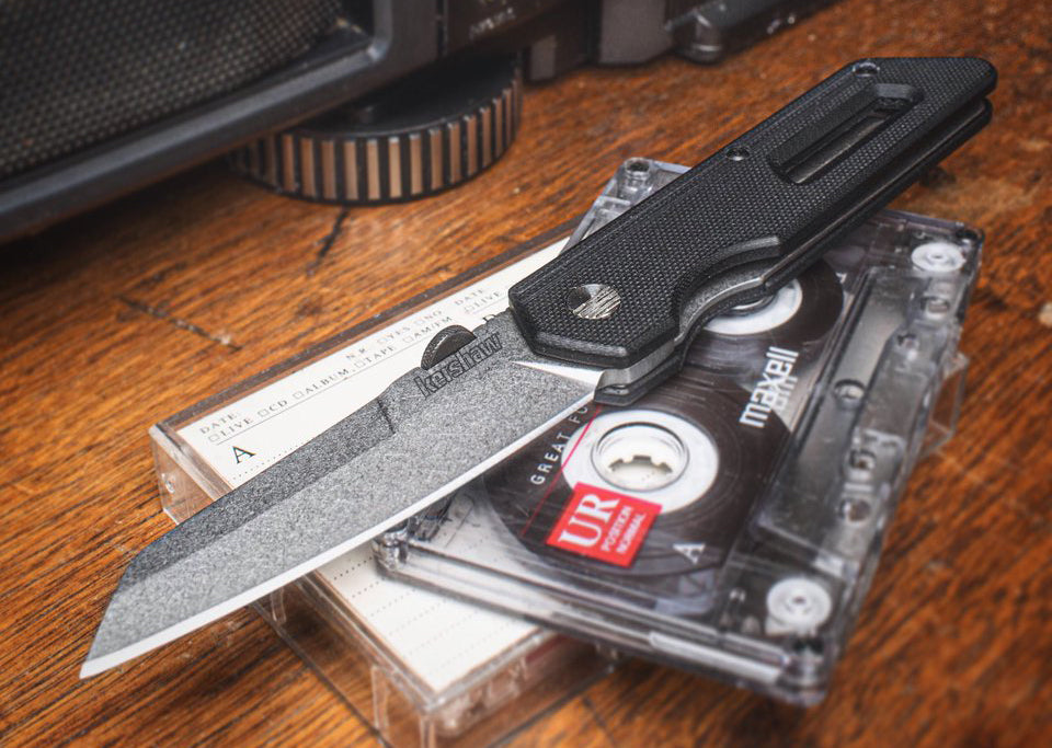 Kershaw Mixtape 3.1" Stonewashed Reverse Tanto Folding Knife 2050