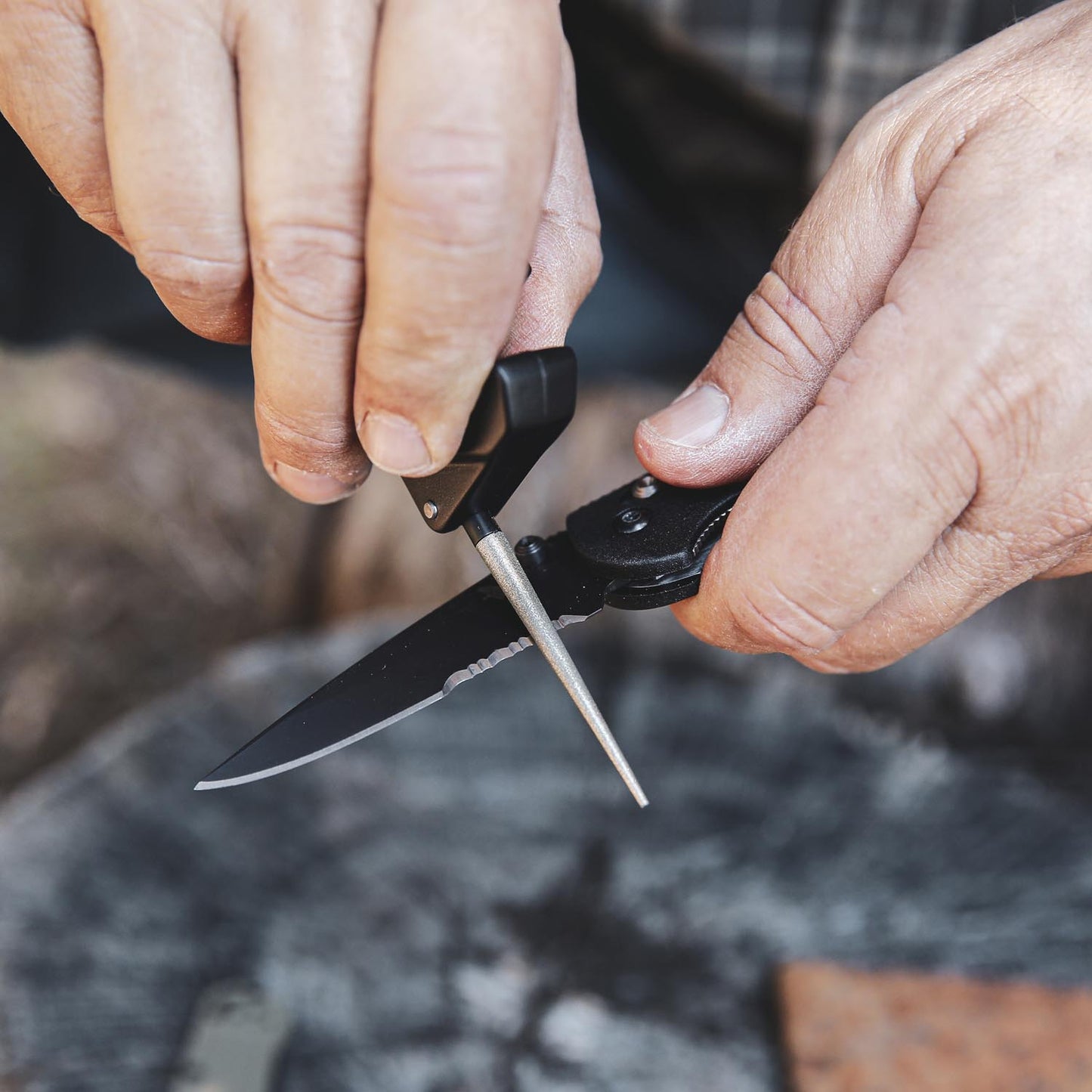 Work Sharp EDC Pivot Plus Knife Sharpener with Diamond Rod