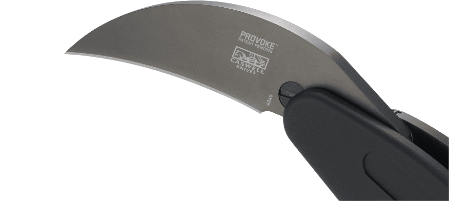 CRKT Provoke Kinematic 2.41" D2 Black TiNi Folding Karambit Knife - Joe Caswell Design