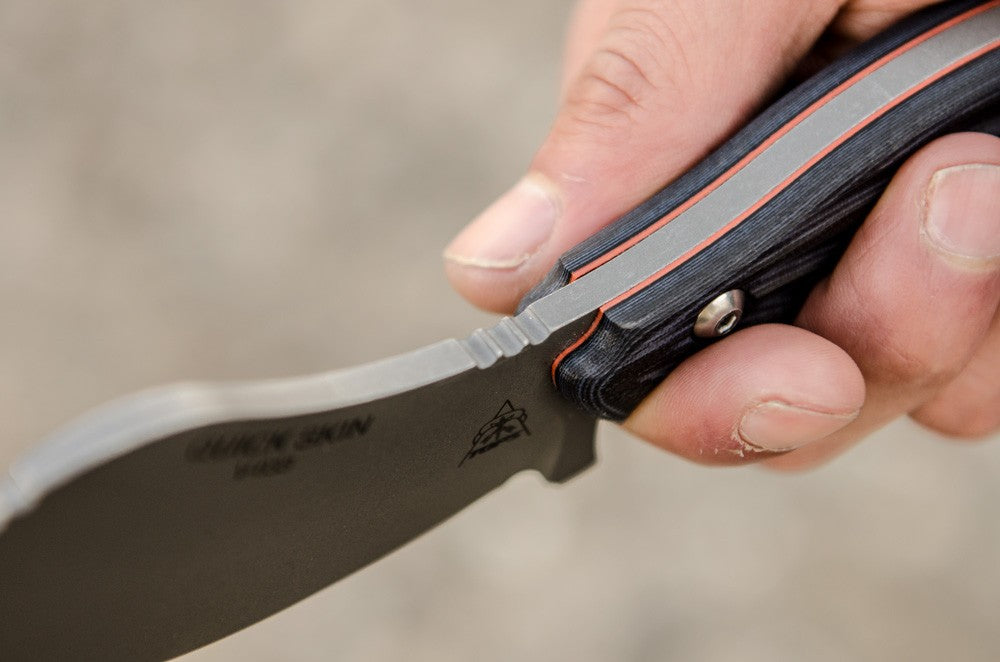 TOPS Quick Skin 3.5" Skinning Knife with Kydex Sheath QSK-01