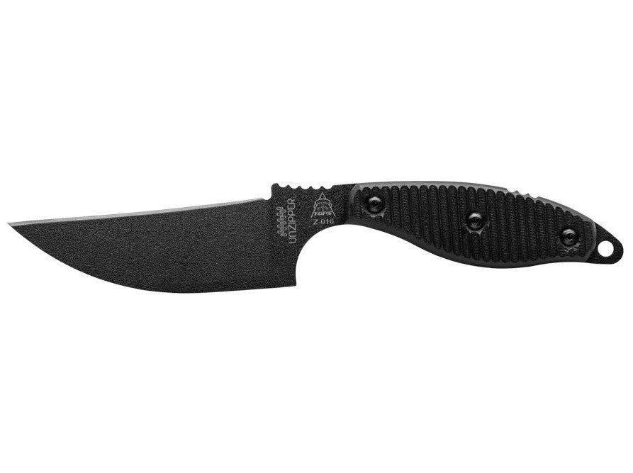 TOPS Unzipper 4.25" Fixed Blade Pikal Knife with Kydex Sheath UNZ-01