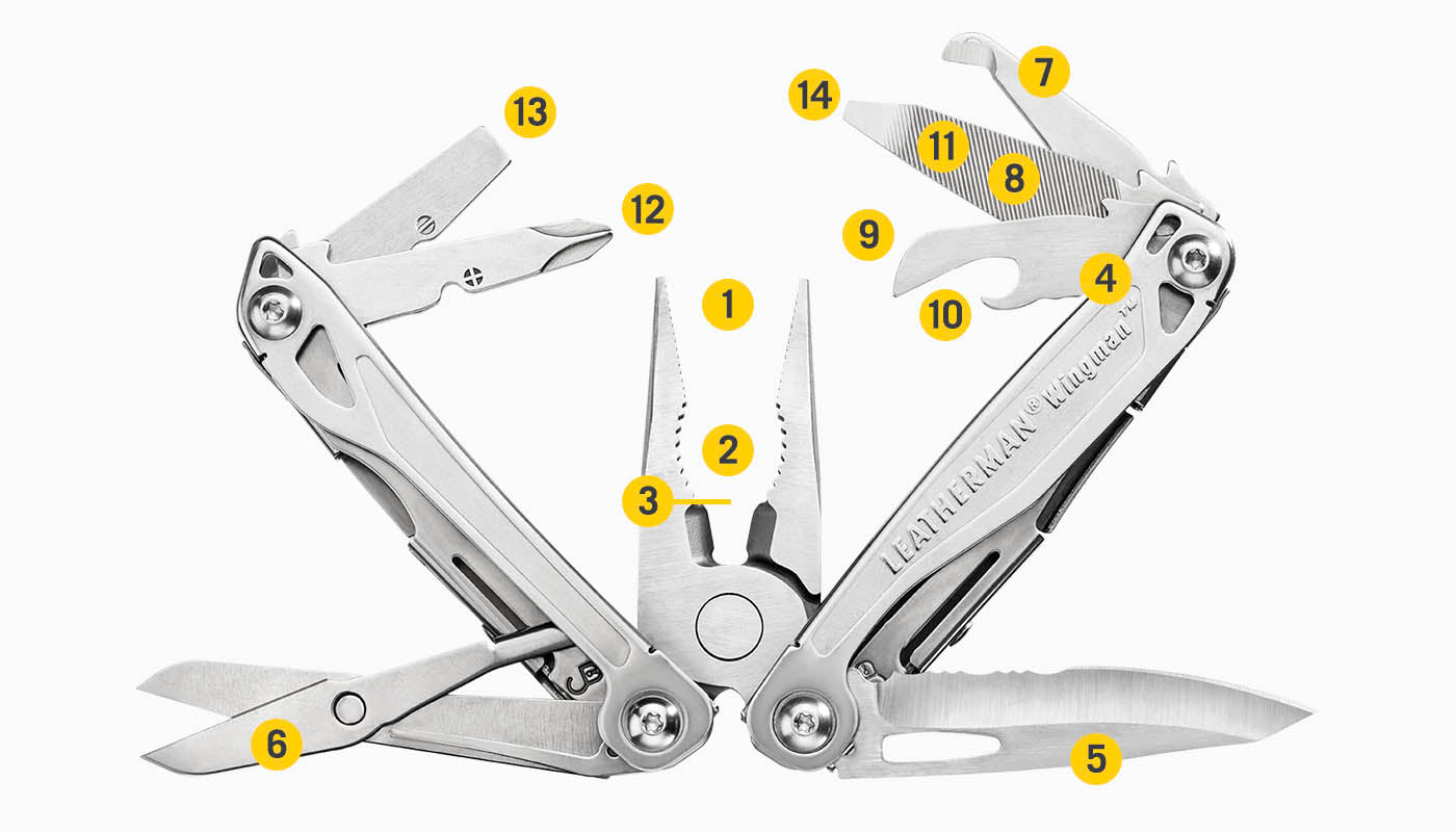 Leatherman Wingman 3.8" Multi Tool with Nylon Sheath