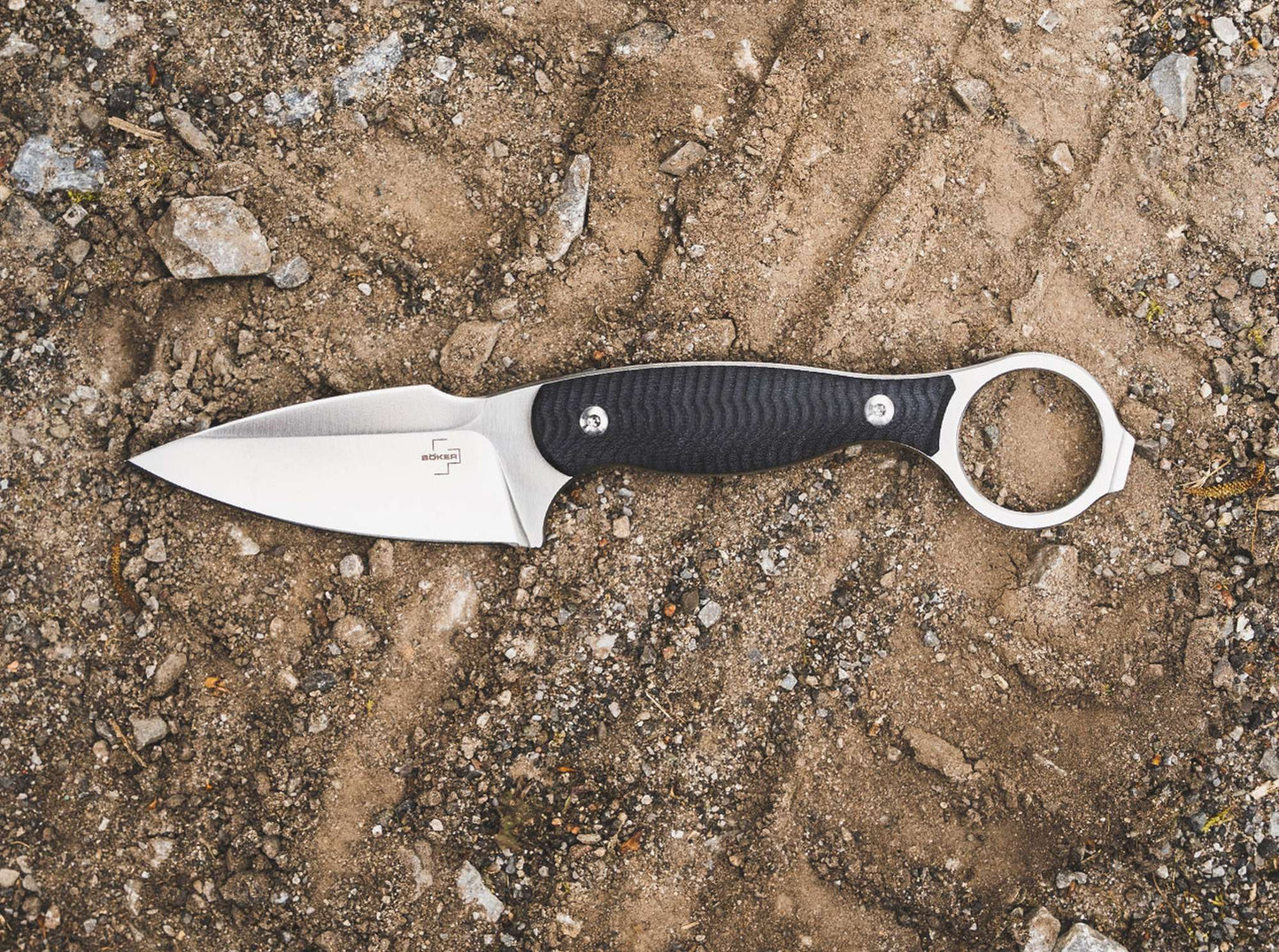 Boker Plus Accomplice 3.2" D2 Fixed Blade Knife - John Gray Design 02BO176