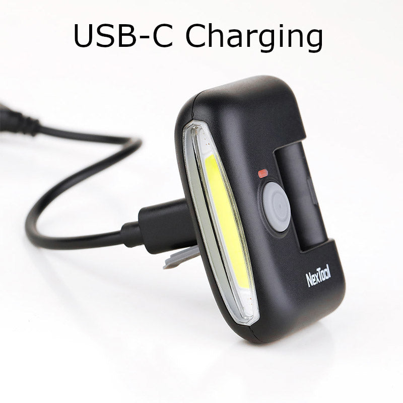 NexTool Multi Functional Headlamp Black 170LM IPX4 USB-C with Bicycle Clip