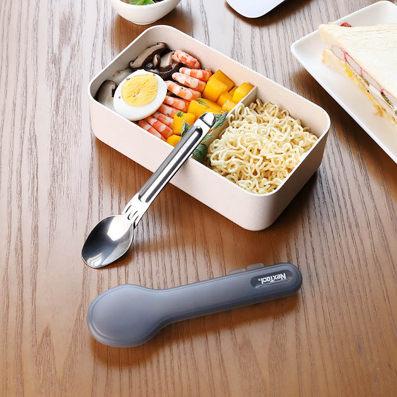 NexTool Portable Stainless Steel Tableware Set with Case