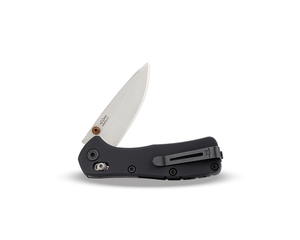 Buck 790 Mini Range Elite 2.625" Magnacut Crossbar Lock Black Aluminium Folding Knife