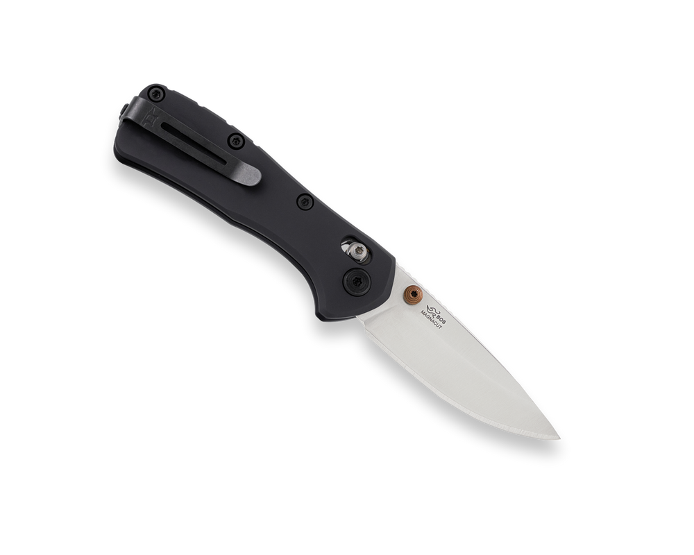Buck 790 Mini Range Elite 2.625" Magnacut Crossbar Lock Black Aluminium Folding Knife