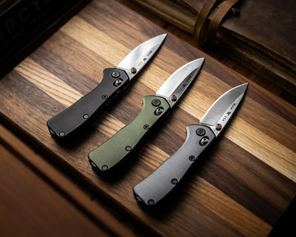 Buck 790 Mini Range Elite 2.625" Magnacut Crossbar Lock Black Aluminium Folding Knife