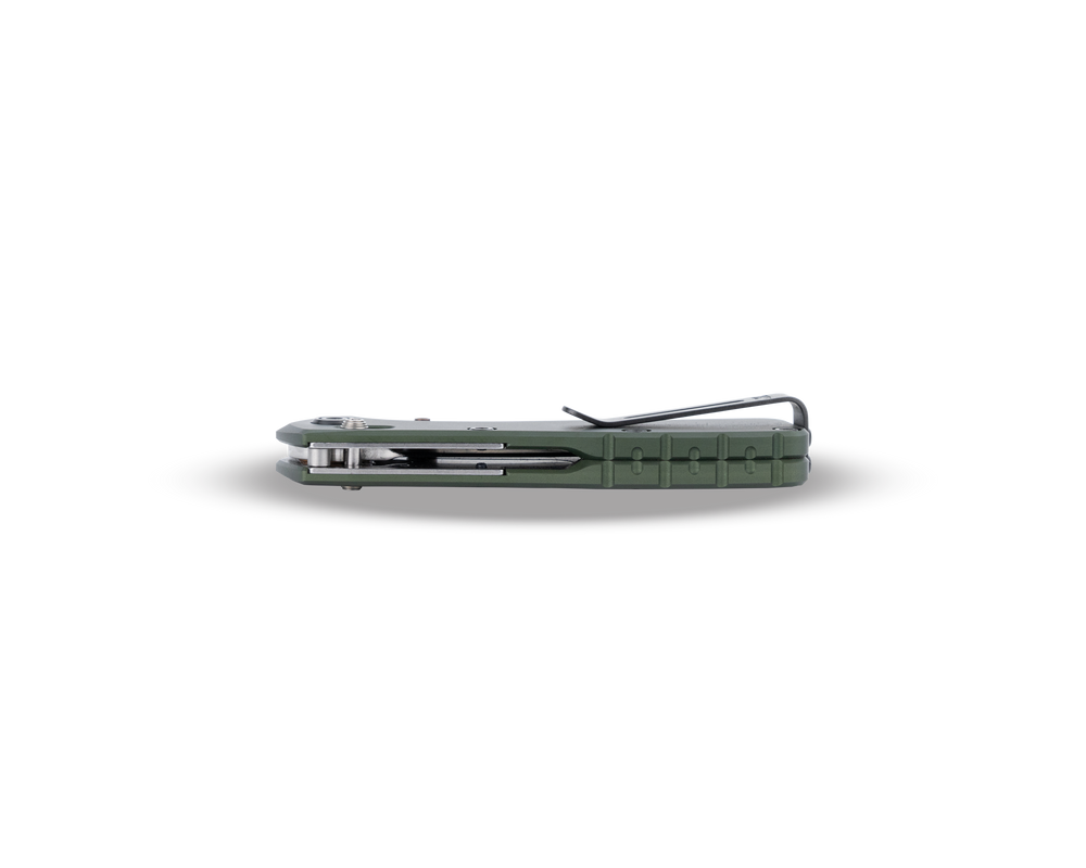 Buck 790 Mini Range Elite 2.625" Magnacut Crossbar Lock Green Aluminium Folding Knife