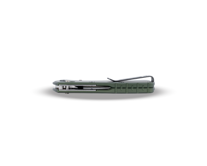 Buck 790 Mini Range Elite 2.625" Magnacut Crossbar Lock Green Aluminium Folding Knife