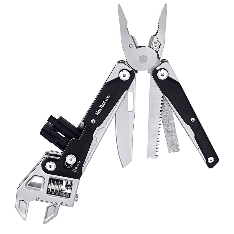 NexTool Walker W40 Adjustable Wrench Multi-Tool Pliers 11 Functions with Pouch