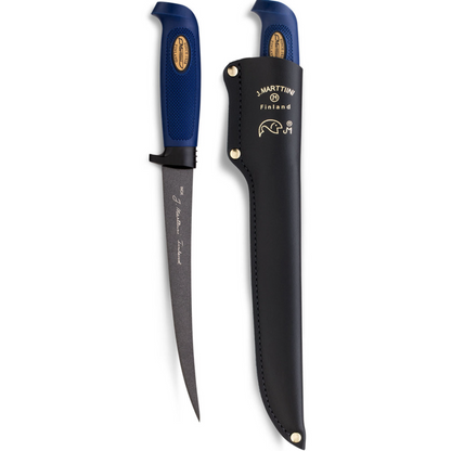 Marttiini Martef Filleting Knife 19 7.48" Fixed Blade Knife with Leather Sheath