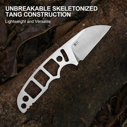Kizer Snick 2.68" AEB-L Black/Red G10 Compact Fixed Blade Knife 1085A1