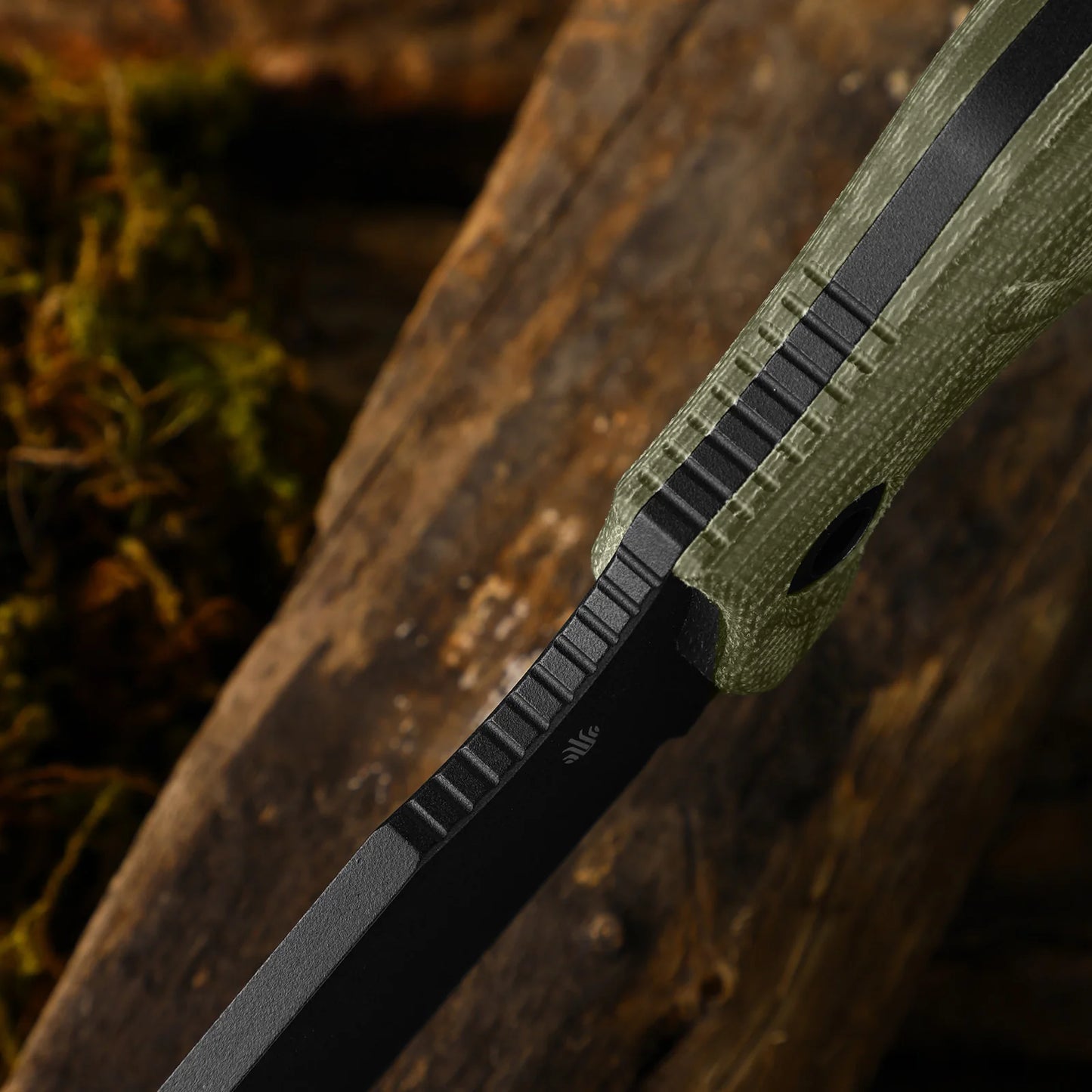 Kizer Sheepdog Survival 5.28" 1095 Green Micarta Fixed Blade Knife 1105A4