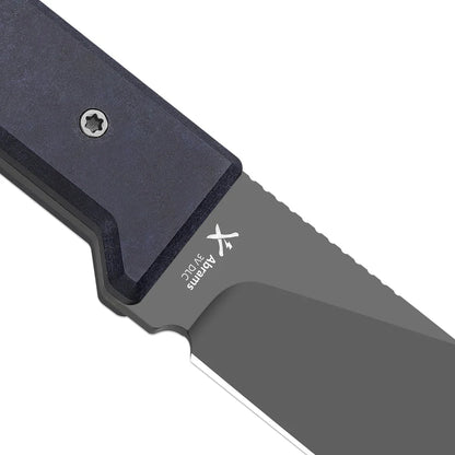 Kizer Abrams 3.12" CPM 3V Richlite Carbon Waves Fixed Blade Knife by Jordan Scolman 1133A1