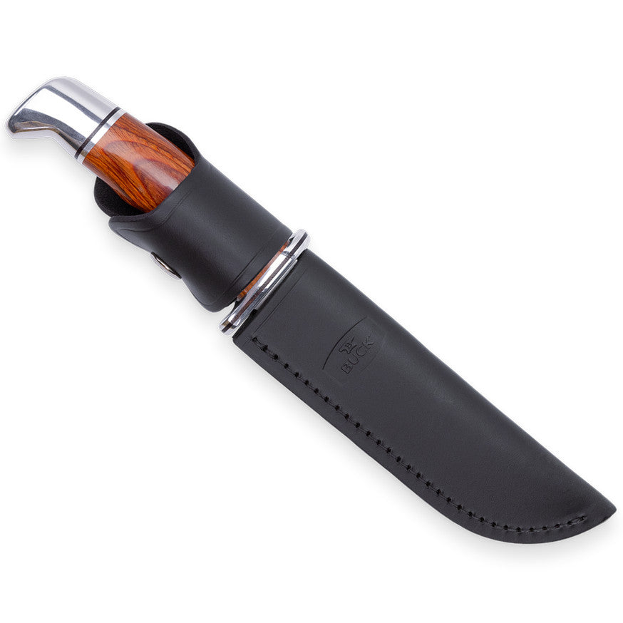 Buck 119 Special Heritage 6" 420HC DymaLux Cocobolo Fixed Blade Knife - Made in USA - 0119CCS1-B