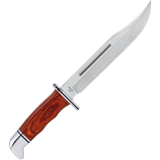 Buck 120 General Heritage 7.38" 420HC DymaLux Cocobolo Fixed Blade Knife - Made in USA - 0120CCS1-B