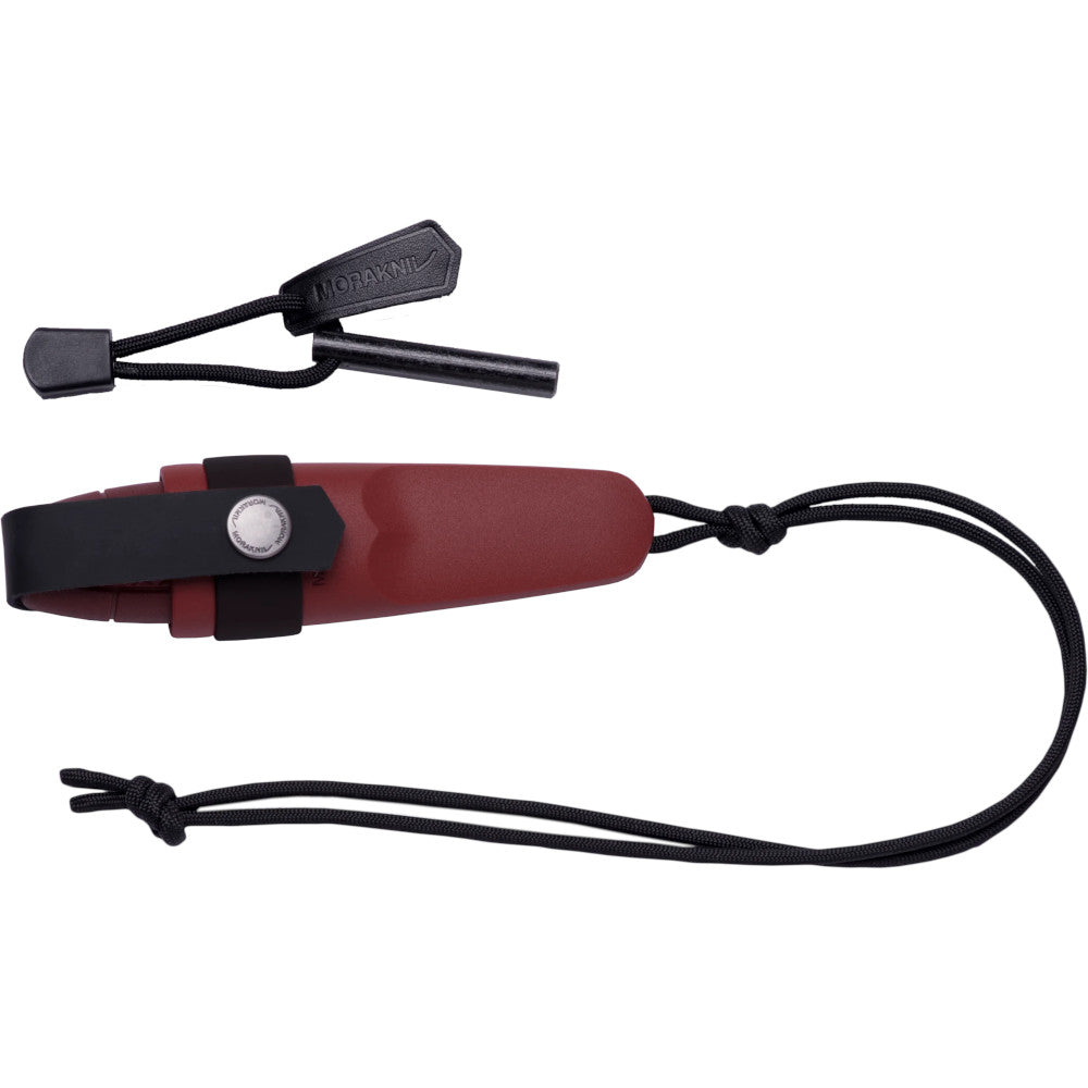 Morakniv Eldris 2.3" Sandvik Pocket Fixed Blade Knife with Fire Starter Kit - Red 12630