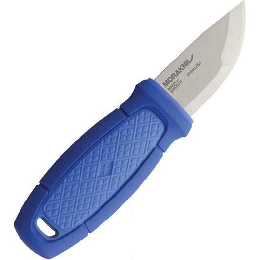 Eldris 2.3" Sandvik Pocket Fixed Blade Knife - Blue 12649