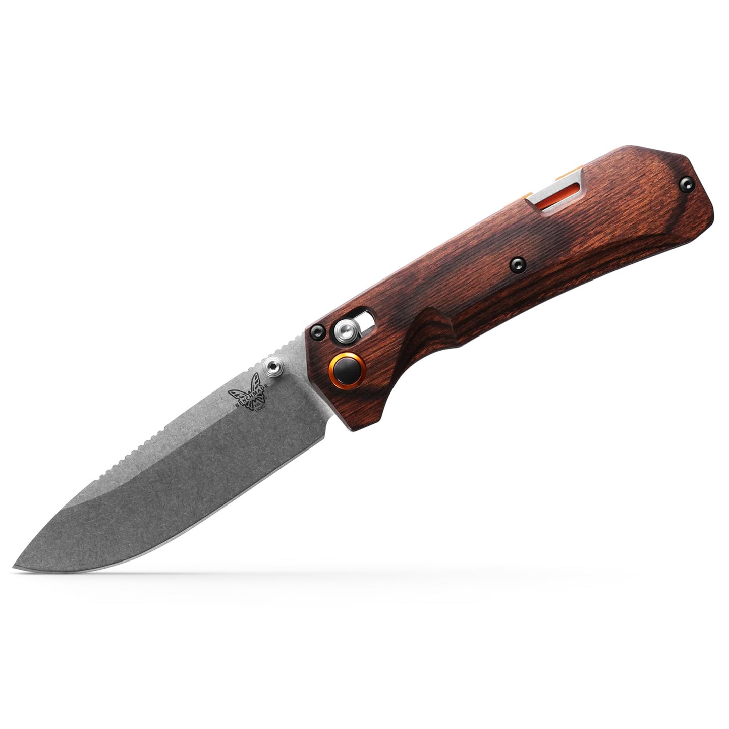 Benchmade 15062 Grizzly Creek 3.49" CPM-S30V Folding Knife with Gut Hook