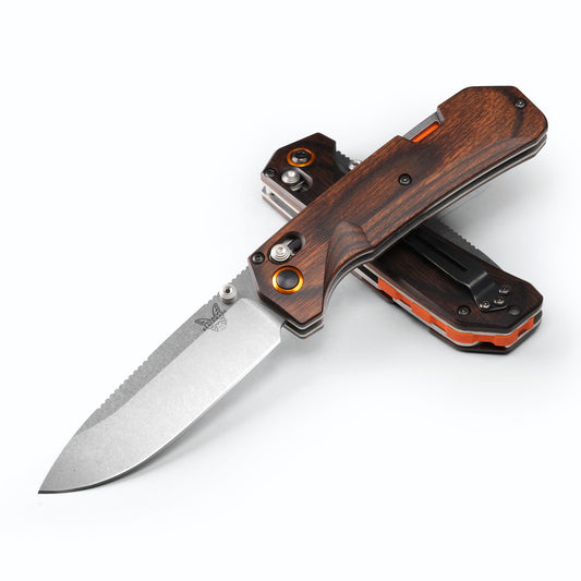 Benchmade 15062 Grizzly Creek 3.49" CPM-S30V Folding Knife with Gut Hook