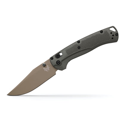 Benchmade 15536TN-02 Taggedout 3.5" ELMAX McMillan Tan Cerakote Deep Olive Grivory Folding Knife