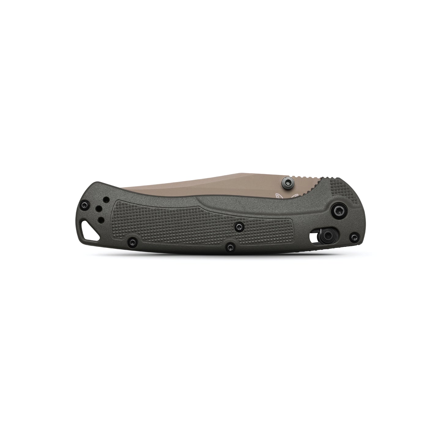 Benchmade 15536TN-02 Taggedout 3.5" ELMAX McMillan Tan Cerakote Deep Olive Grivory Folding Knife