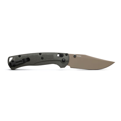 Benchmade 15536TN-02 Taggedout 3.5" ELMAX McMillan Tan Cerakote Deep Olive Grivory Folding Knife