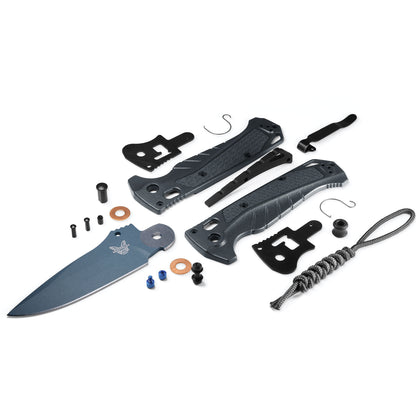 Benchmade 18060BT-01 Adira 3.88" CPM-Magnacut Cerakote Blue Tempest Gray Folding Knife