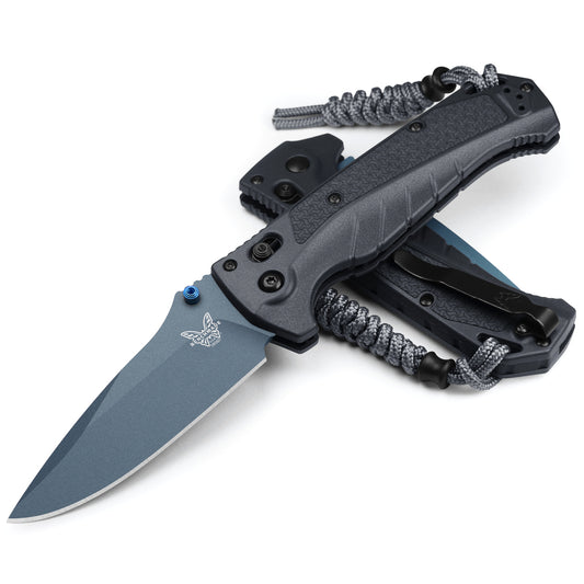 Benchmade 18060BT-01 Adira 3.88" CPM-Magnacut Cerakote Blue Tempest Gray Folding Knife