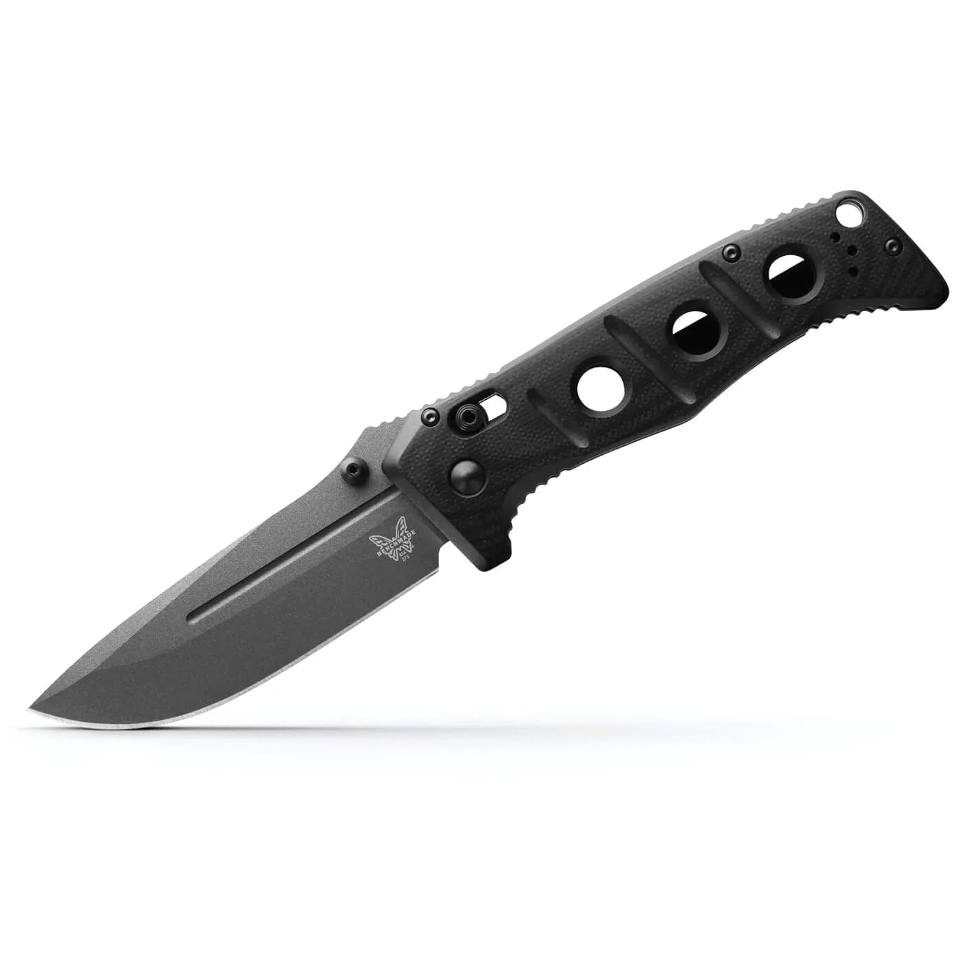 Benchmade 275GY-03 Adamas 3.82" Magnacut Grey/Black G10 Folding Knife