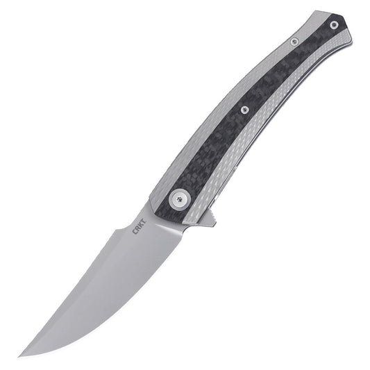 CRKT Persian Limited Edition 3.51" Magnacut IKBS Titanium Carbon Fiber Folding Knife by Richard Rogers Design 7087 - Made in Italy