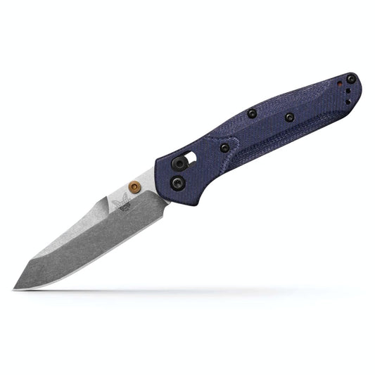 Benchmade 945-04 Mini Osborne 2.92" M390 Denim Micarta Folding Knife